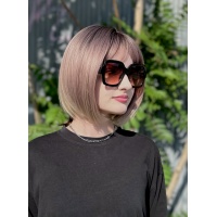 Перука каре D3113 попелясто-рожевий омбре Перука каре D3113 попелясто-рожевий омбре