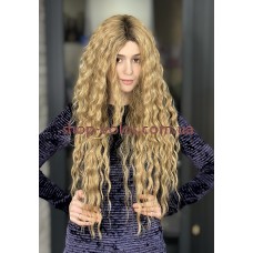 Парик на сетке длинный Lace Wig Gianna тон RT6-23 коричнево-льняной омбре термостойкий
