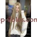 Перука на сітці мелірована русява довга Lace Wig Super Straight тон P4-10-16 термостійка Перука на сітці мелірована русява довга Lace Wig Super Straight тон P4-10-16 термостійка