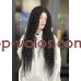 Парик на сетке черный длинный Lace Wig Curl тон 1B термостойкий Парик на сетке черный длинный Lace Wig Curl тон 1B термостойкий