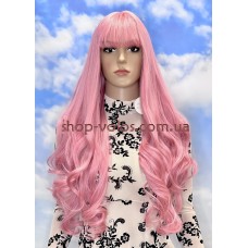 Парик розовый длинный 834-K тон Pink с имитацией кожи головы