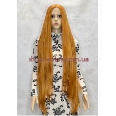 Перука на сітці світло-руда довга Lace Wig Super Straight тон 144B термостійка