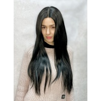 Парик на сетке длинный Lace Wig Headline тон 1B черный термостойкий Парик на сетке длинный Lace Wig Headline тон 1B черный термостойкий