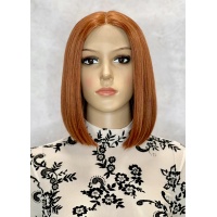 Парик на сетке рыжий каре Lace Wig MOMO № 130T термостойкий Парик на сетке рыжий каре Lace Wig MOMO № 130T термостойкий