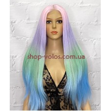 Перука на сітці різнобарвний довга Lace Wig Headline № PKBL07 термостійка