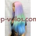 Перука на сітці різнобарвний довга Lace Wig Headline № PKBL07 термостійка Перука на сітці різнобарвний довга Lace Wig Headline № PKBL07 термостійка