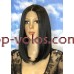 Перука на сітці чорний каре Lace Wig MOMO № 1B термостійка Перука на сітці чорний каре Lace Wig MOMO № 1B термостійка