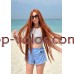 Парик на сетке темно-рыжий длинный Lace Wig Super Straight тон 130T термостойкий Парик на сетке темно-рыжий длинный Lace Wig Super Straight тон 130T термостойкий