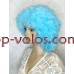 Парик афро голубой Fiesta тон light blue карнавальный Парик афро голубой Fiesta тон light blue карнавальный