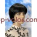 Перука чорна коротка № 3396 тон 1 Перука чорна коротка № 3396 тон 1