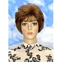 Перука коротка кудрява AT Flora тон 30 коричнево-рудий Перука коротка кудрява AT Flora тон 30 коричнево-рудий
