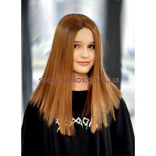 Перука на сітці Lace Wig 6744 тон 30 рудий