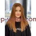 Перука на сітці Lace Wig 6744 тон 30 рудий