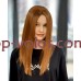 Перука на сітці Lace Wig 6744 тон 30 рудий