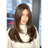 Парик на сетке BL 66129 шоколадно-каштанового оттенка с каскадными слоями Парик на сетке BL 66129 шоколадно-каштанового оттенка с каскадными слоями