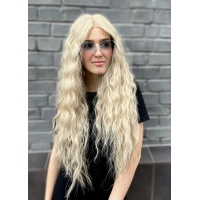 Парик на сетке длинный Lace Wig Supel Lily тон Apric блонд термостойкий Парик на сетке длинный Lace Wig Supel Lily тон Apric блонд термостойкий