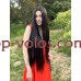 Парик на сетке черный длинный Lace Wig Super Straight тон 1B термостойкий Парик на сетке черный длинный Lace Wig Super Straight тон 1B термостойкий