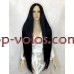Парик на сетке черный длинный Lace Wig Super Straight тон 1B термостойкий Парик на сетке черный длинный Lace Wig Super Straight тон 1B термостойкий