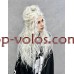 Парик на сетке молочный блонд длинный Lace Wig Bess тон 60 термостойкий