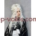 Парик на сетке молочный блонд длинный Lace Wig Bess тон 60 термостойкий