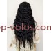 Парик на сетке длинный Lace Wig Gianna тон 1B черный термостойкий