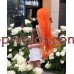 Перука на сітці помаранчева довга Lace Wig Super Straight тон orange термостійка Перука на сітці помаранчева довга Lace Wig Super Straight тон orange термостійка