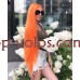 Перука на сітці помаранчева довга Lace Wig Super Straight тон orange термостійка Перука на сітці помаранчева довга Lace Wig Super Straight тон orange термостійка
