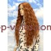 Парик на сетке рыжий длинный Lace Wig Supel Lily тон 130T термостойкий Парик на сетке рыжий длинный Lace Wig Supel Lily тон 130T термостойкий