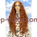 Парик на сетке рыжий длинный Lace Wig Supel Lily тон 130T термостойкий Парик на сетке рыжий длинный Lace Wig Supel Lily тон 130T термостойкий