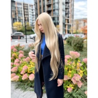 Перука на сітці пшенична довга Lace Wig Super Straight тон 16A-613F термостійка