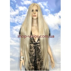 Перука на сітці пшенично-попеляста довга Lace Wig Super Straight тон APRIC термостійка Перука на сітці пшенично-попеляста довга Lace Wig Super Straight тон APRIC термостійка