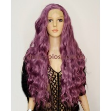 Парик на сетке темно-фиолетовый длинный Lace Wig Lili dark термостойкий
