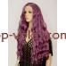 Парик на сетке темно-фиолетовый длинный Lace Wig Lili dark термостойкий