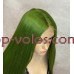 Перука на сітці зелена довга Lace Wig Super Straight тон GREEN термостійка Перука на сітці зелена довга Lace Wig Super Straight тон GREEN термостійка