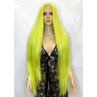 Парик на сетке лимонный длинный Lace Wig Super Straight тон LEMON термостойкий Парик на сетке лимонный длинный Lace Wig Super Straight тон LEMON термостойкий