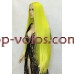 Перука на сітці лимонна довга Lace Wig Super Straight тон LEMON термостійка