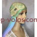 Перука на сітці різнокольорова довга Lace Wig Super Straight тон 03 термостійка