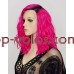 Парик на сетке малиновый каре Lace Wig Waves № 99APINK термостойкий