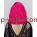 Парик на сетке малиновый каре Lace Wig Waves № 99APINK термостойкий