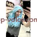 Перука на сітці Lace Wig Malvina блакитна довга термостійка Перука на сітці Lace Wig Malvina блакитна довга термостійка