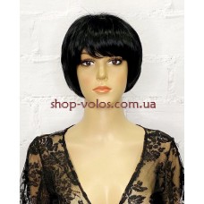 Перука чорна коротка 2851 AGATA тон 1 термостійка