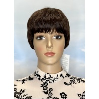 Перука коротка № 885 тон 6 коричневий Перука коротка № 885 тон 6 коричневий