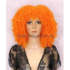 Парик афро оранжевый каре Afro Cool тон orange