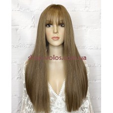 Перука руса довга Jennifer тон Light brown з імітацією шкіри голови термостійка