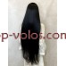 Парик на сетке черный длинный Lace Wig Super Straight тон 1B термостойкий Парик на сетке черный длинный Lace Wig Super Straight тон 1B термостойкий
