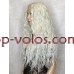 Парик на сетке молочный блонд длинный Lace Wig Bess тон 60 термостойкий