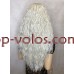 Парик на сетке молочный блонд длинный Lace Wig Bess тон 60 термостойкий