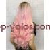 Парик на сетке розовый длинный Lace Wig Morganit омбре термостойкий Парик на сетке розовый длинный Lace Wig Morganit омбре термостойкий