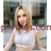 Перука на сітці бронзовий блонд каре Lace Wig MOMO № 6-23 омбре термостійка