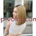 Перука на сітці бронзовий блонд каре Lace Wig MOMO № 6-23 омбре термостійка